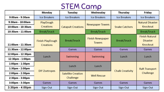 Discovery Western Schedule