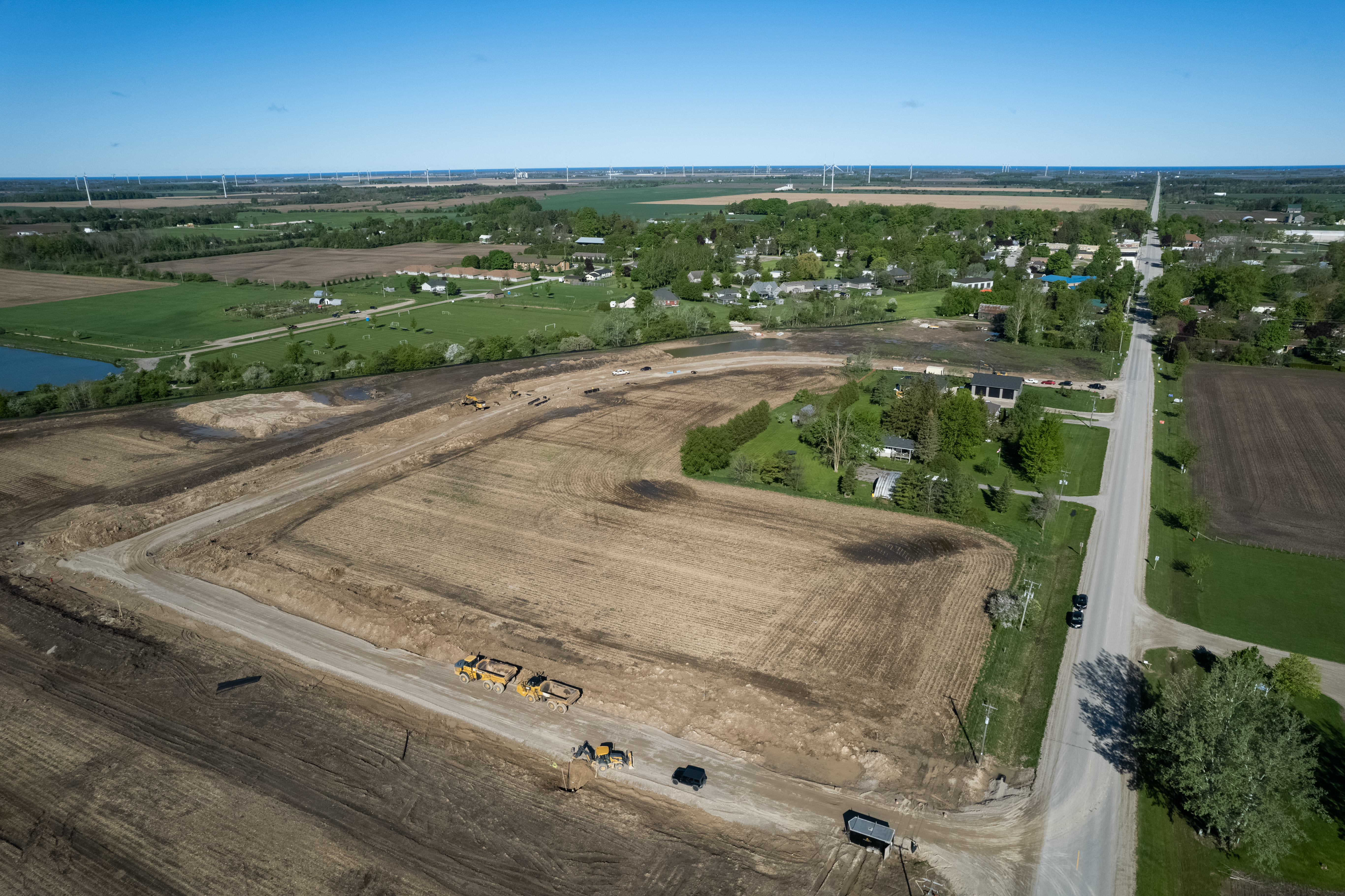 Drone photo of Industrial Park